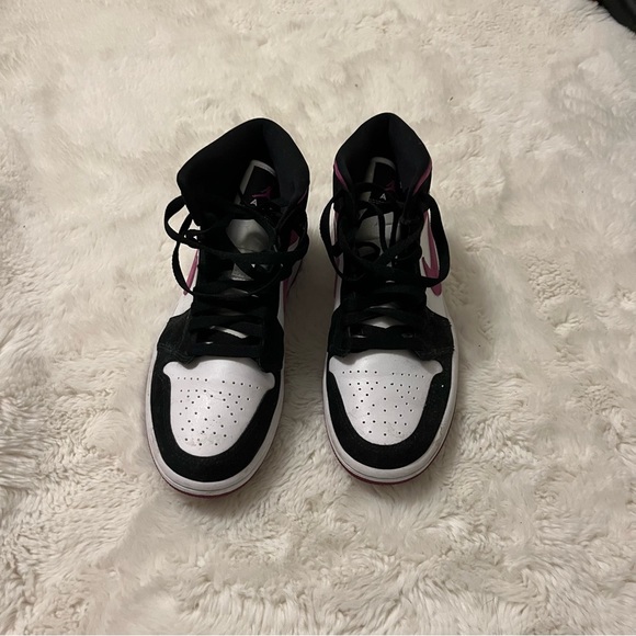 Worn Once! Air Jordan 1 Mid ‘Cactus Flower’ BQ6472-005​ - Picture 4 of 6